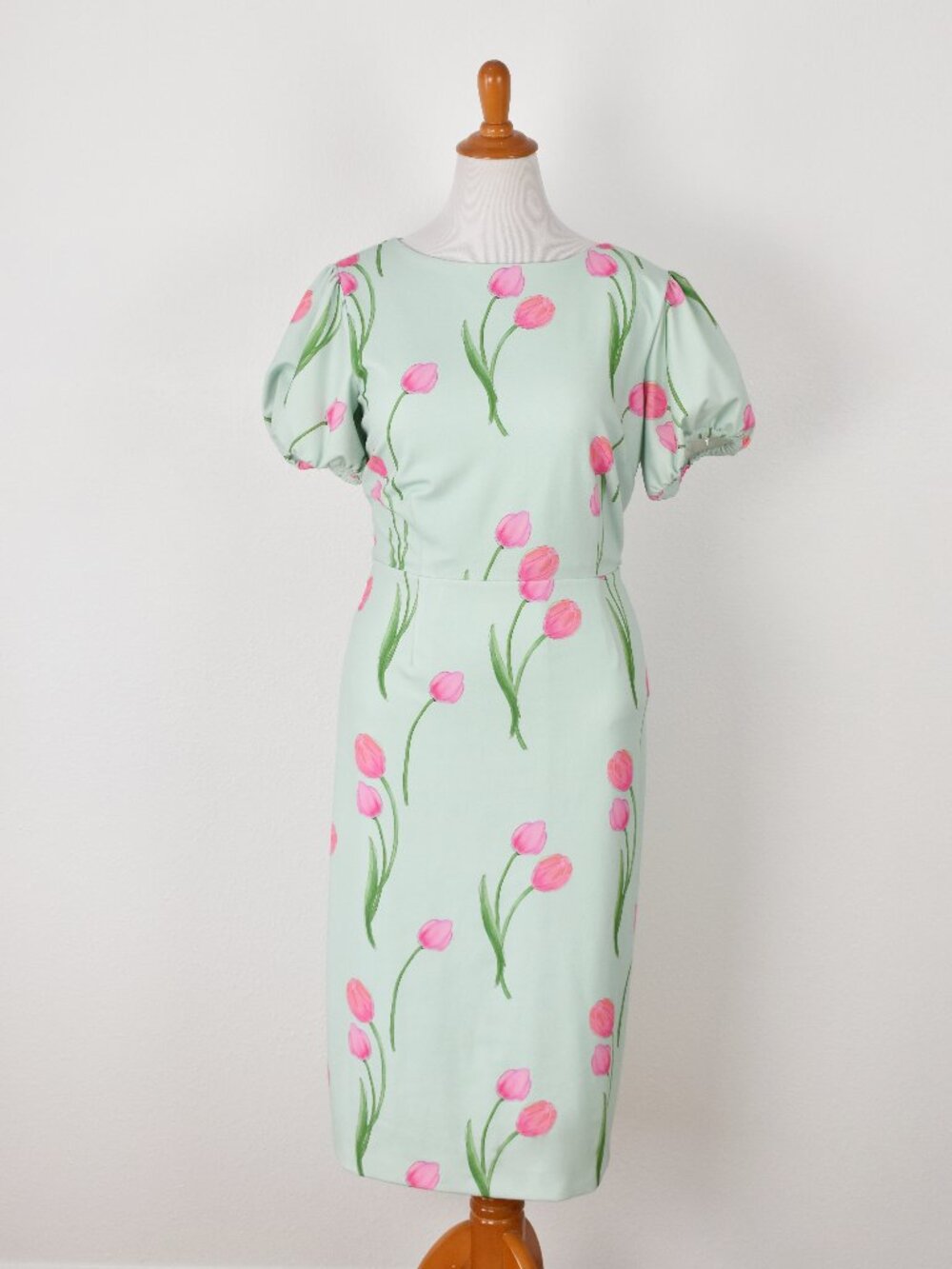 Alexia Admor Odette Tulip Print Midi Sheath Dress - XL